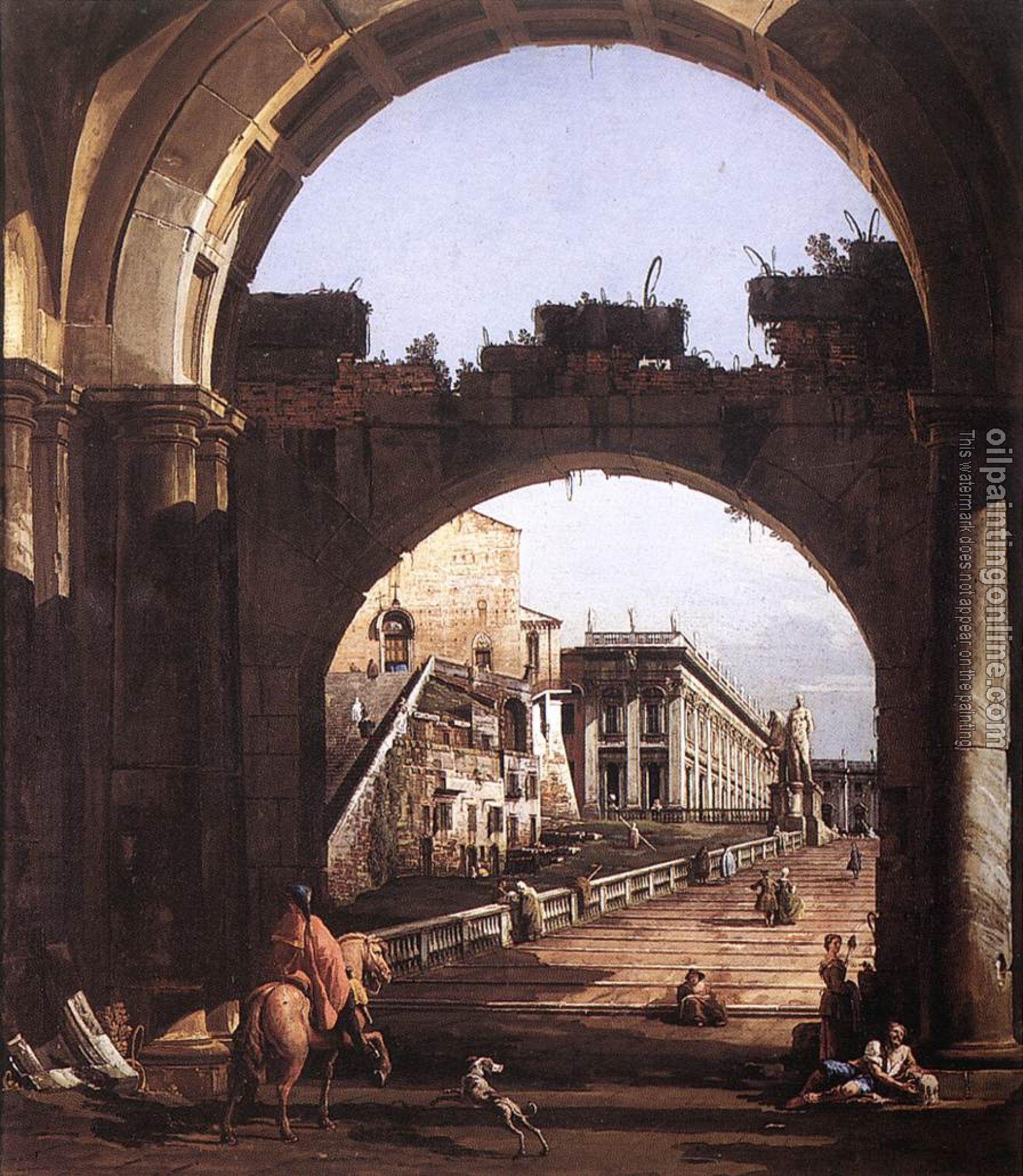 Bellotto, Bernardo - Capriccio of the Capital